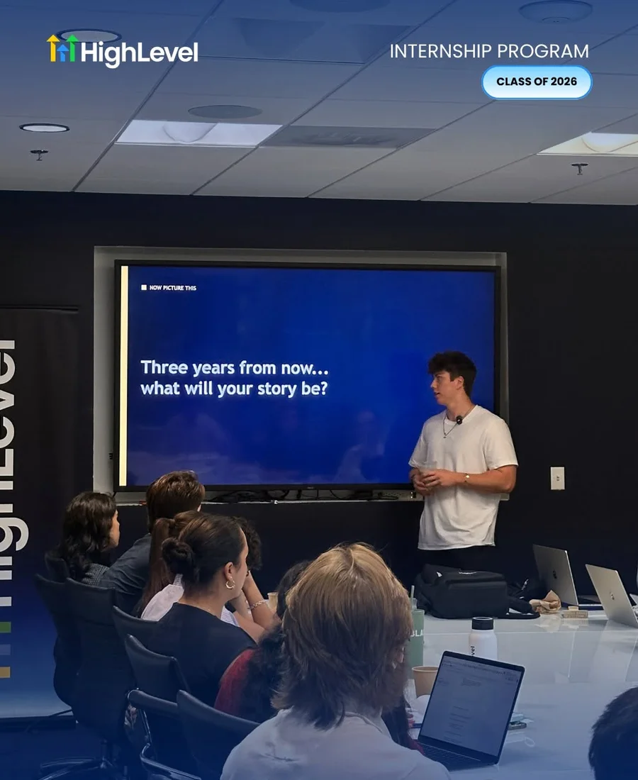 Cody Cavenaugh, Founder of Cavenaugh Media, presenting