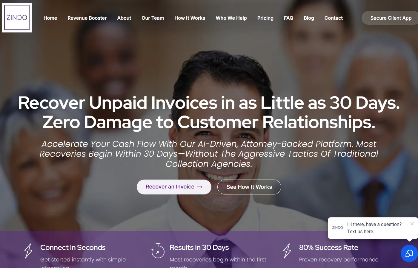 Zindo website built by Cavenaugh Media